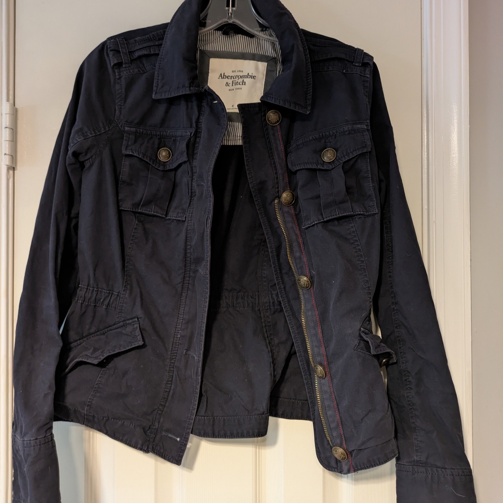 Abercrombie & Fitch Women's Blue Jacket